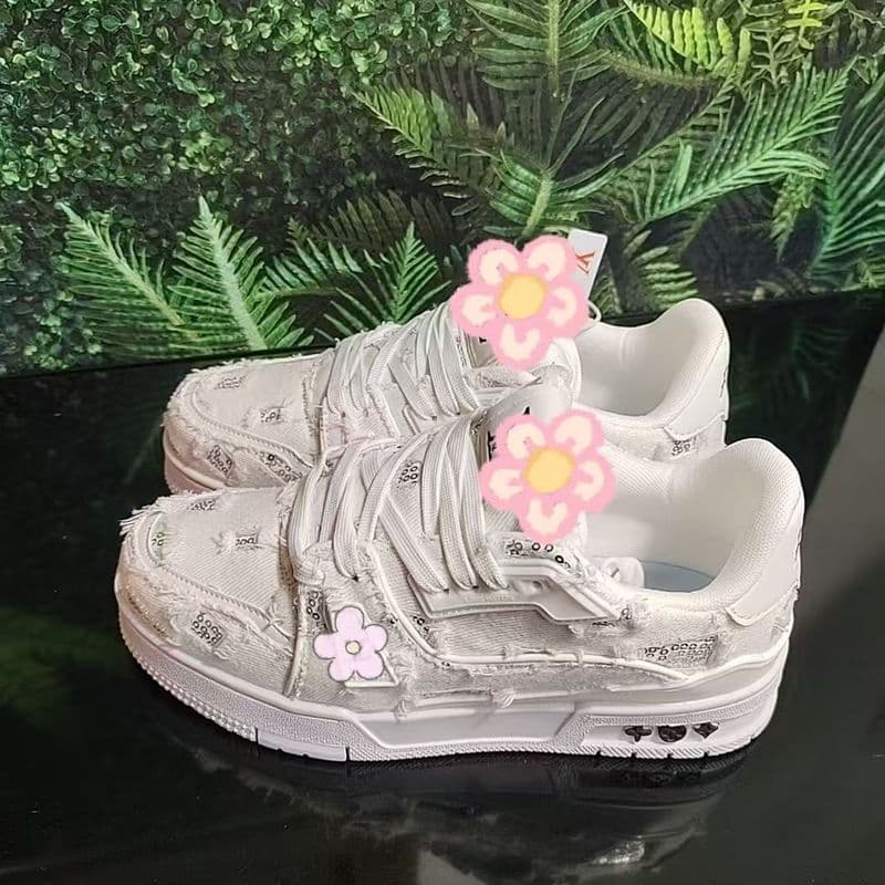 2026 Novo Estilo Tênis Impressão Casual Homens Mulheres Personalizados Mesmo Estilo Sapatos Casuais Casal