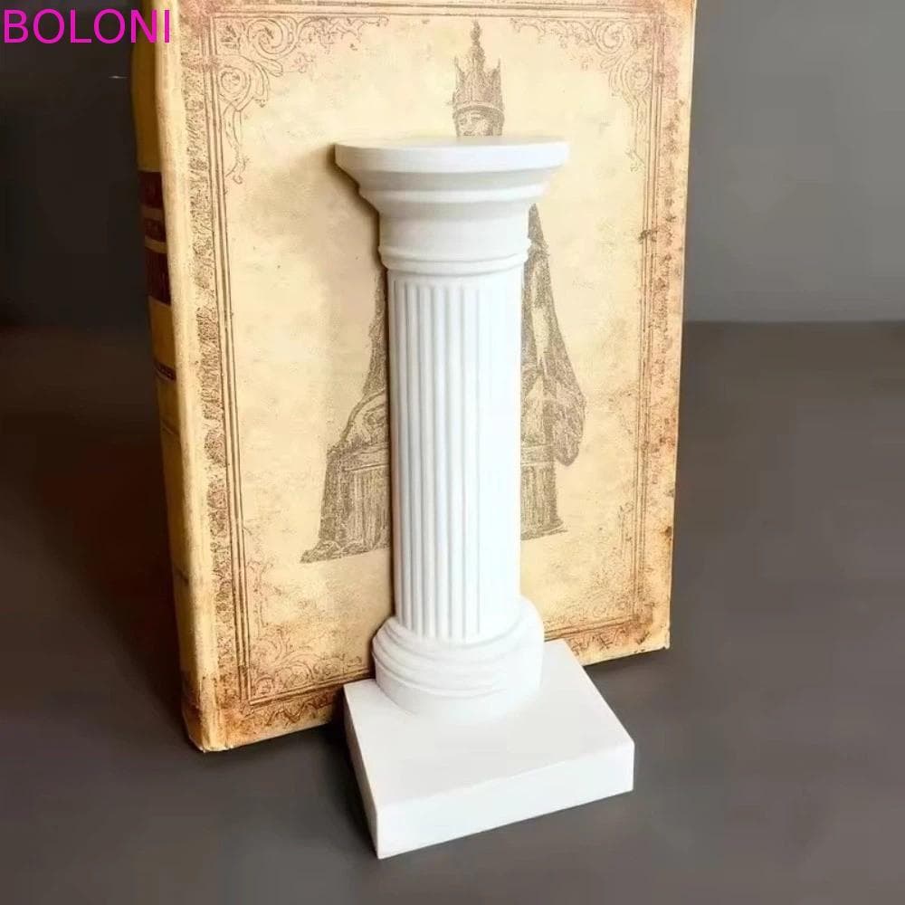 BOLONI 1 Par De Suporte Para Livros Estilo Arquitetura , Extremidade De Livro De Coluna Romana Em Forma De L Estável , I