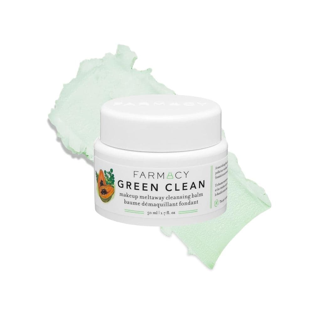 Bálsamo Demaquilante Farmacy - Bálsamo Demaquilante à Prova d'Água Green Clean + Óleo de Limpeza para o Rosto - Remove S