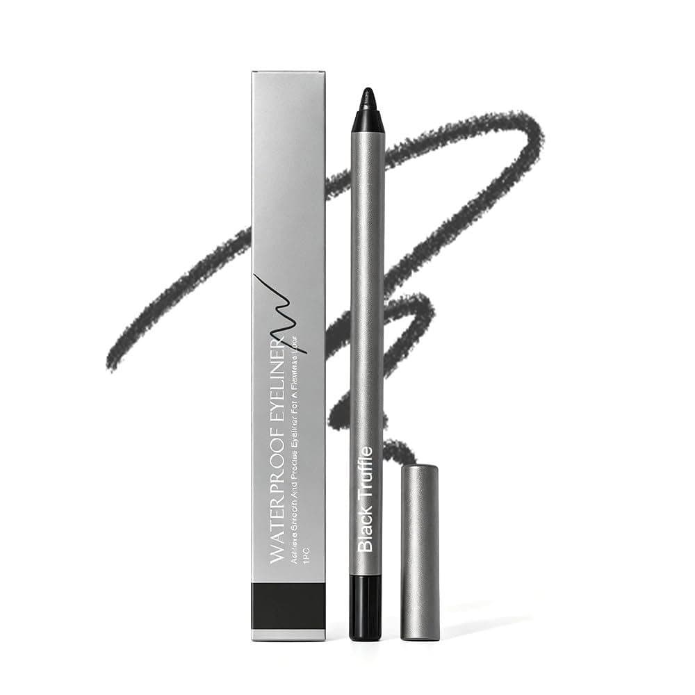 Lápis Delineador Waterproof-Pro para Uso Durante Todo o Dia, Ponta de Precisão de 1,5mm Desliza Suavemente, Longa Duraçã