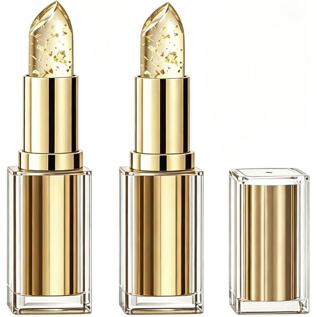 Batom Exclusivo para Mulheres Mais Velhas, Batons que Mudam de Cor, Batom Adaptativo, Batons PH que Mudam de Cor, Transp