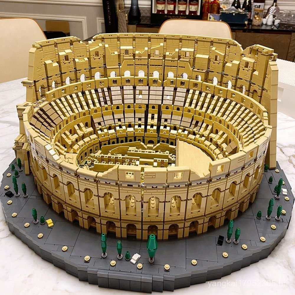 Novo Modelo 2026 Compatível com Blocos de Montar Lego Coliseu Romano, Brinquedo Educativo de Montagem para Meninos, Séri