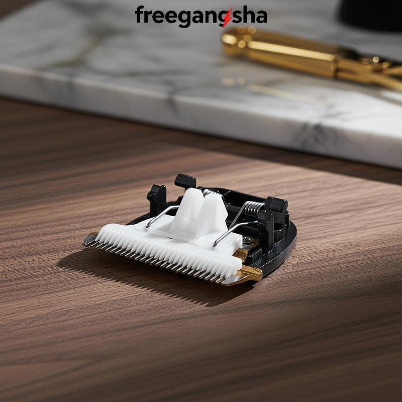 [FRE] 1 Unidade Universal Cerâmica Titânio Máquina de Cortar Cabelo de Afiada Anti-Ferrugem Substituição Cabeça de Apara