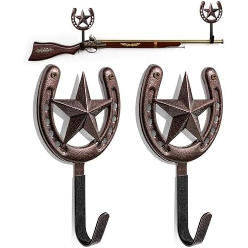 Adowes Suporte De Arma Para Parede Ocidental Espingarda Rifle Rack Montagem Na Metal Cabide Titular Display Espada Arco