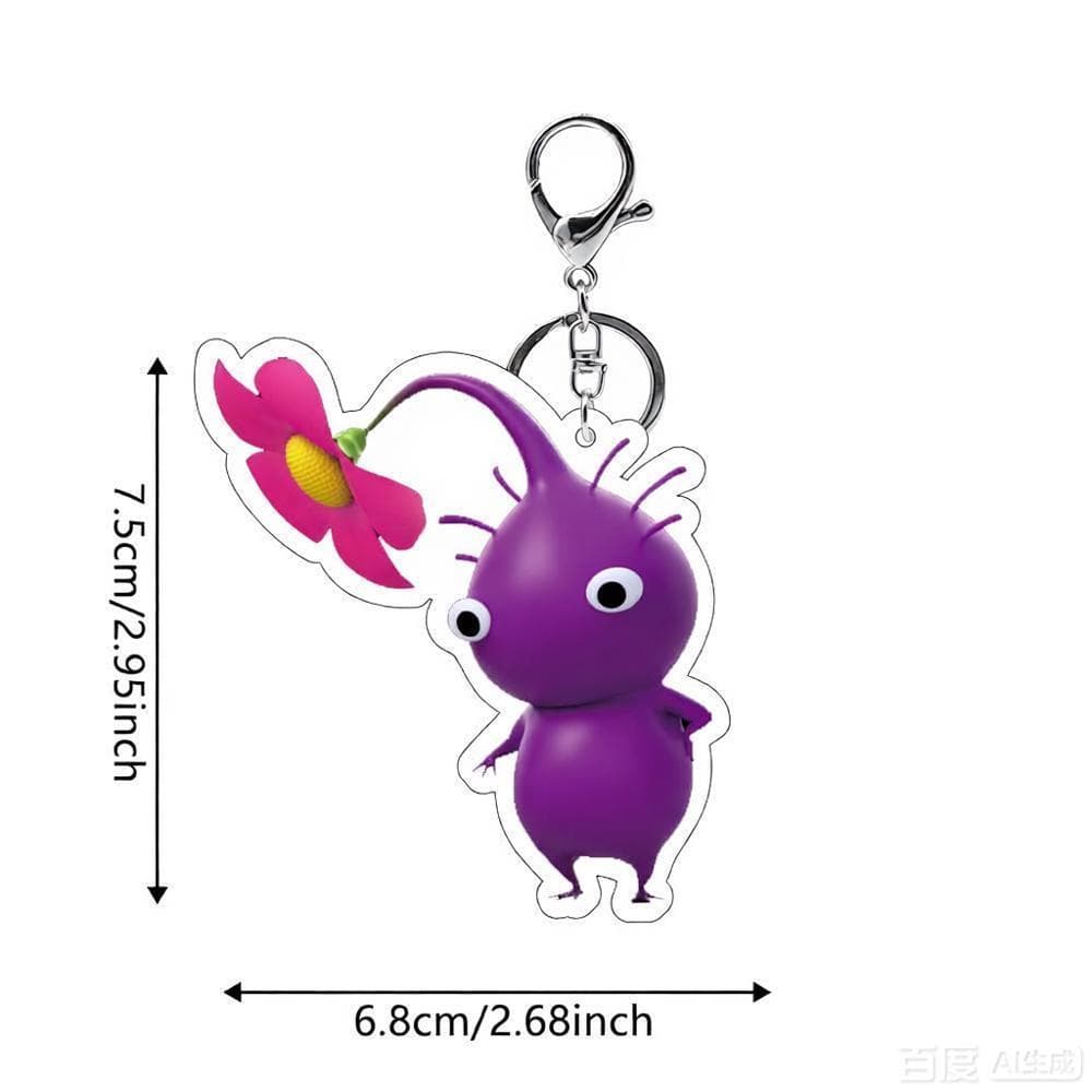 Chaveiro de acrílico Pikmin4, acessório de jogo, decoração, presente