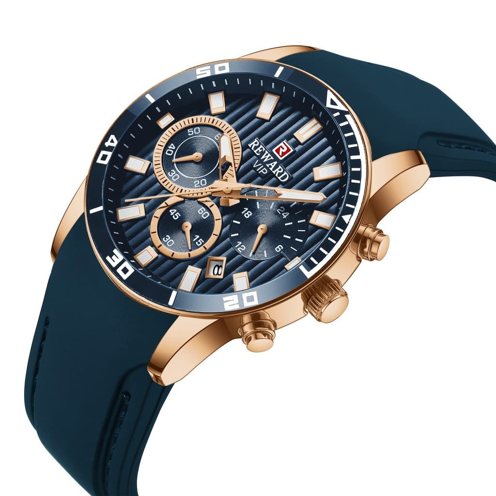 Recompensa/reward/reward pulseira de Silicone relógio esportivo masculino calendário luminoso à prova d'água mais 81026