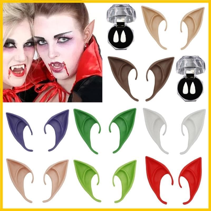 Durável Cosplay Orelhas Elfo Halloween Vampiros Acessórios Fantasia Para Evento Transmissão