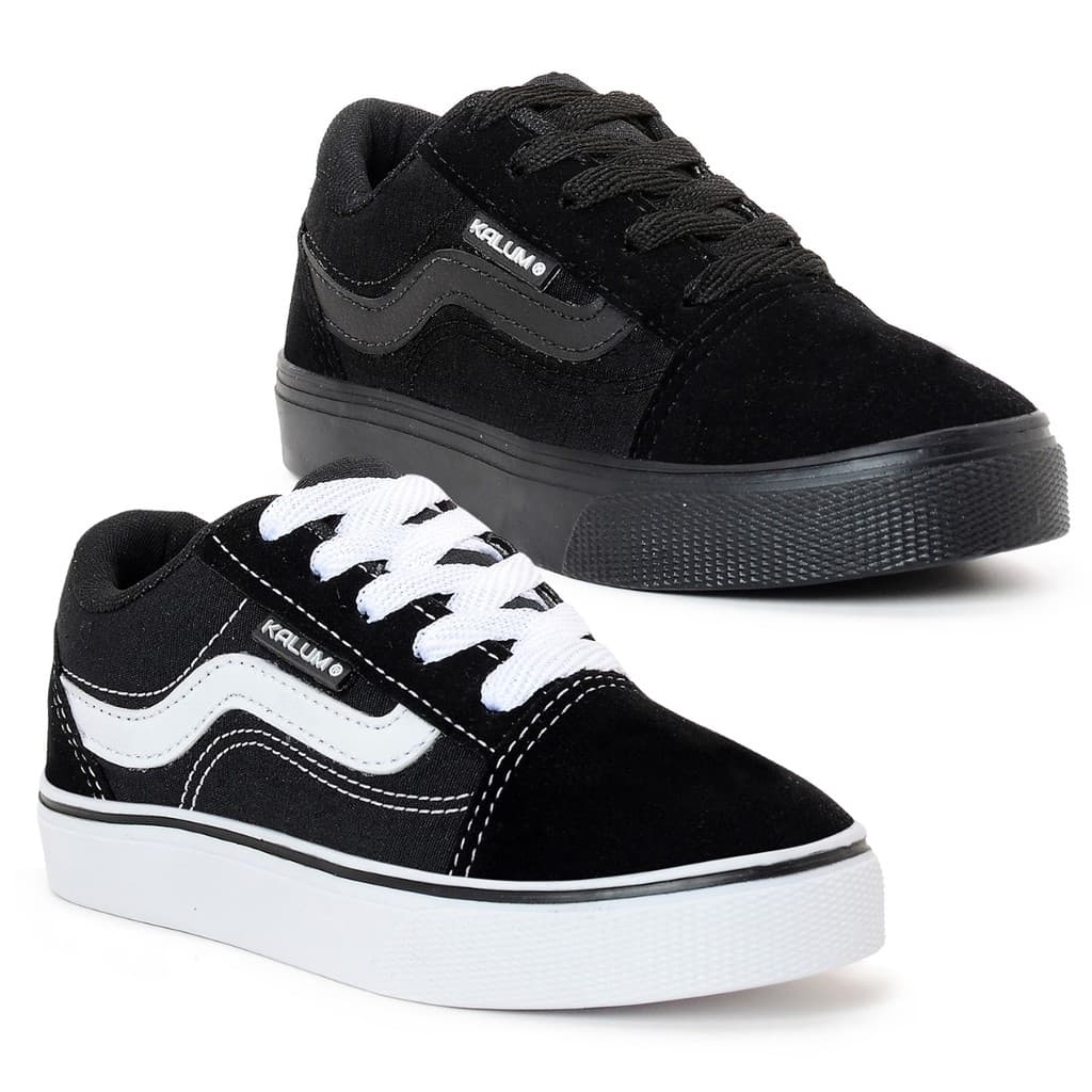 Kit 2 Pares Tenis Infantil Menina Menino Casual Tradicional Tenil Promoção