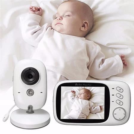 Baba Eletrônica VB603 Com Monitor Visão Noturna, Câmera c/ Audio Sensor de Temperatura
