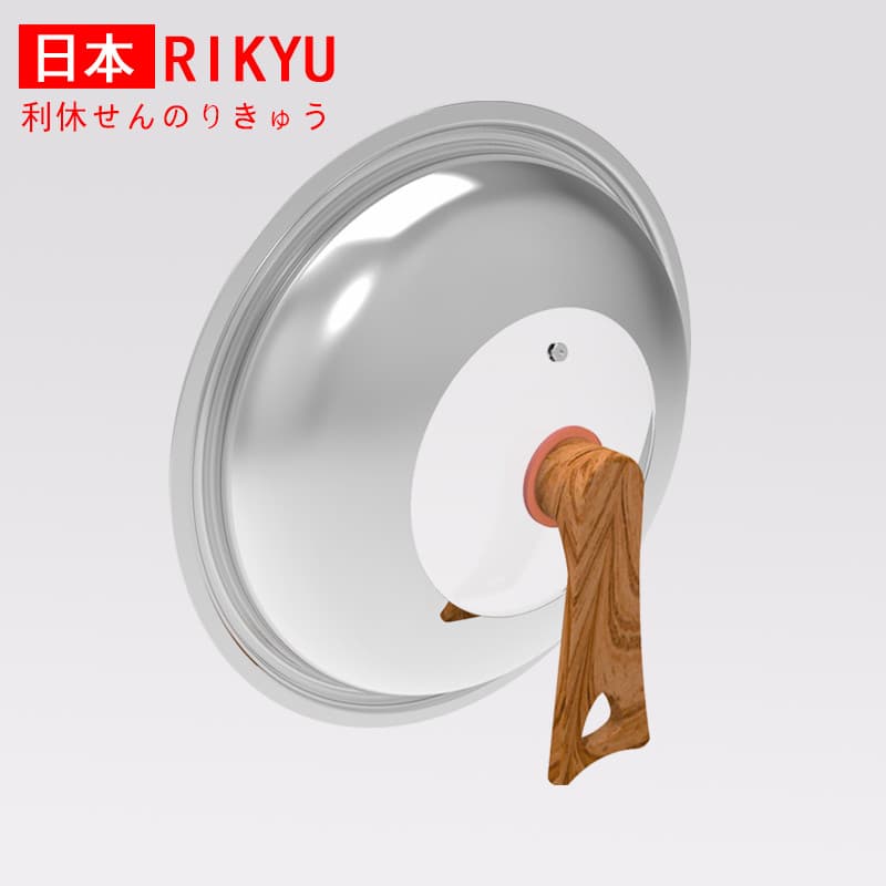 Tampa de panela de aço inoxidável pode suportar Wok doméstico arqueado aumentado tampa grande 30/32/34cm panela de vidro