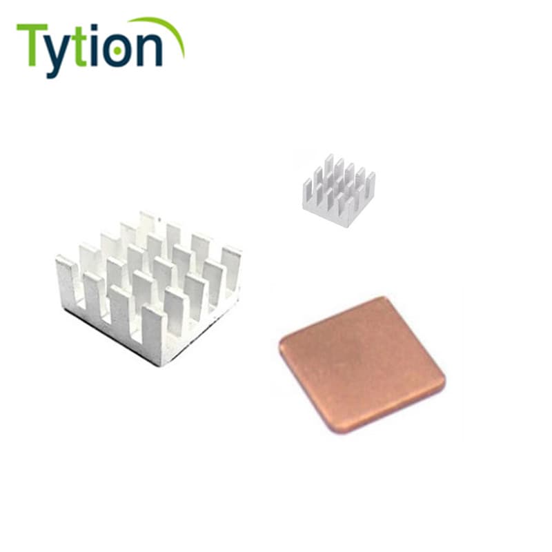 Raspberry Pie 3 2B 3B 3B + Prata Cobre Puro Alumínio Radiador Tablets 3 Peças Conjunto PP Ziplock Saco Embalagem