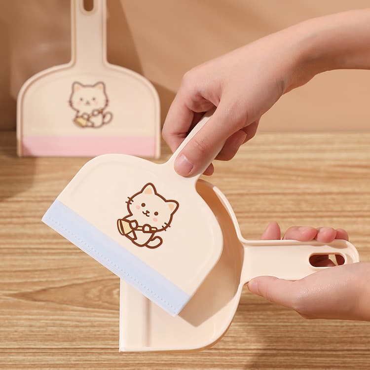 Conjunto de pá de vassoura de mesa pequena casa mini desktop poeira artigos diversos escova limpeza sofá mini vassoura m