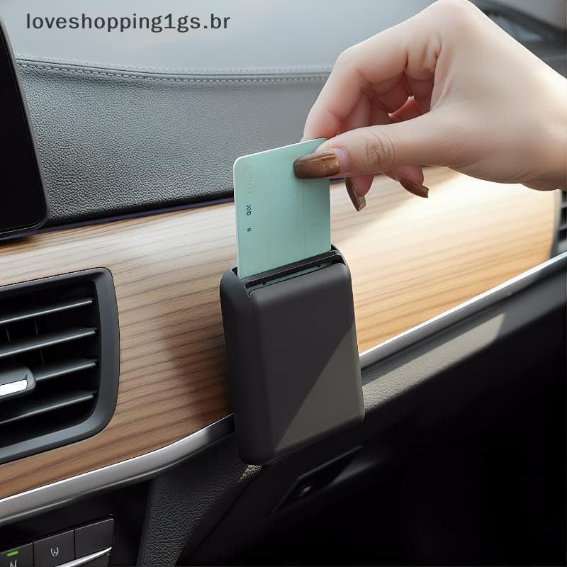 Caixa Organizadora De Espaço Para Assento De Carro , Conjunto De 2 Peças Com Suporte Cartão , Ideal Carros , Trus E SUVs