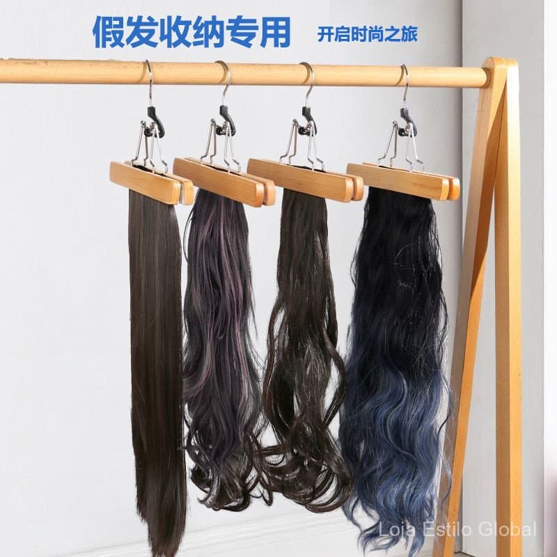 Suporte para perucas, acessório multifuncional para cabelo, ferramenta de armazenamento de saias de crina de cavalo, bol