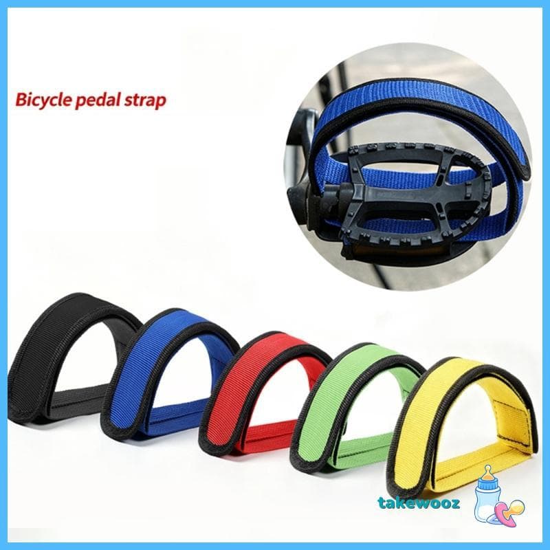 TAKE Bicicletas Pedal Cinta Toe Clip Bicicleta Estendido Pedais Bandas Mountain Bikes Engrenagem Fixa Cyclin