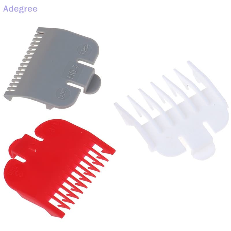 Adegree 3 Peças Pente Limitador de Cabelo Guia de Corte Ferramenta de Substituição para Barbeiro Nova FL4C
