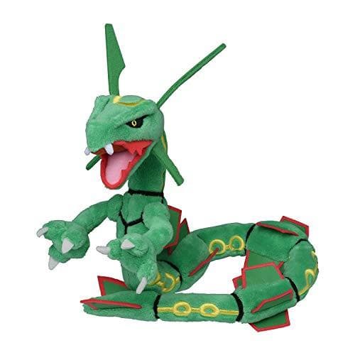 Pelúcia original do Pokémon Center: Pokémon fit Rayquaza 15 x 13,5 x 15 cm (A x L x P)