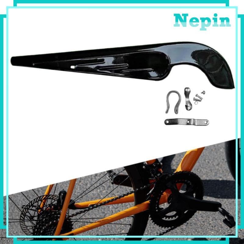 [Nepin] Protetor De Corrente De Bicicleta De Metal , Substituição Resistente Para Bicicletas De 28 Polegadas ,