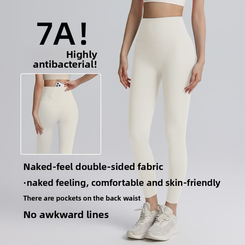 Legging Sem Costura Feminina Alta Elasticidade Anti Suor Treino Ginásio Corrida