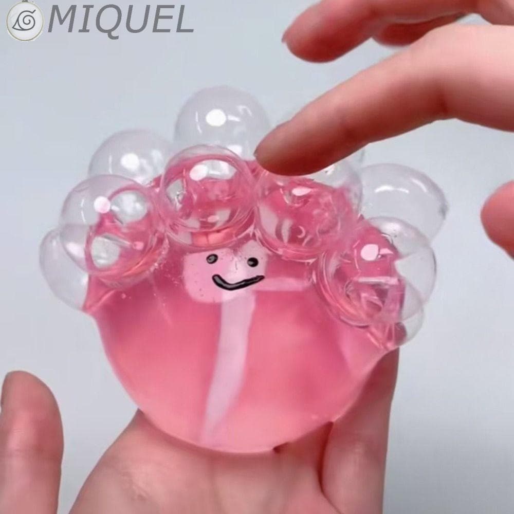 Bola De Cristal MIQUEL TPR , Brinquedo De Pinça De Água De Acne Sólida Bolha Transparente