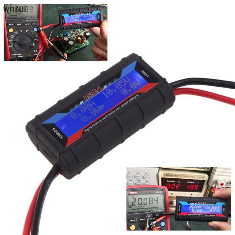 [WHRUI] FT08 RC 150A Medidor De Watts De Alta Precisão Analisador De Potência Balight LCD wattmeter