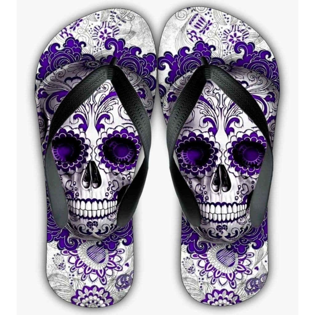Chinelo Feminino Caveira Mexicana Exclusivo 2024 Novo
