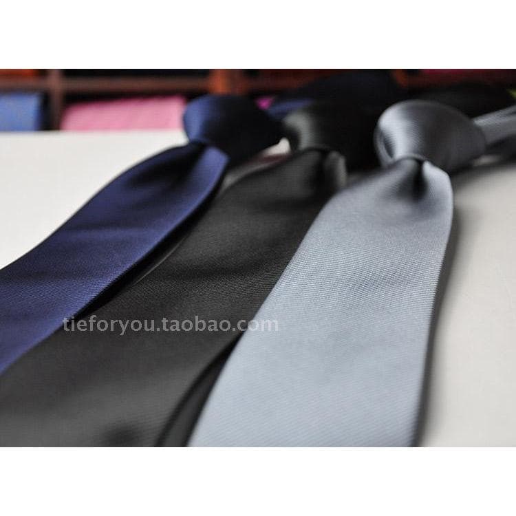 Gravata de pedido Original de comércio exterior masculina, gravata Formal de negócios, versão coreana, gravata estreita,