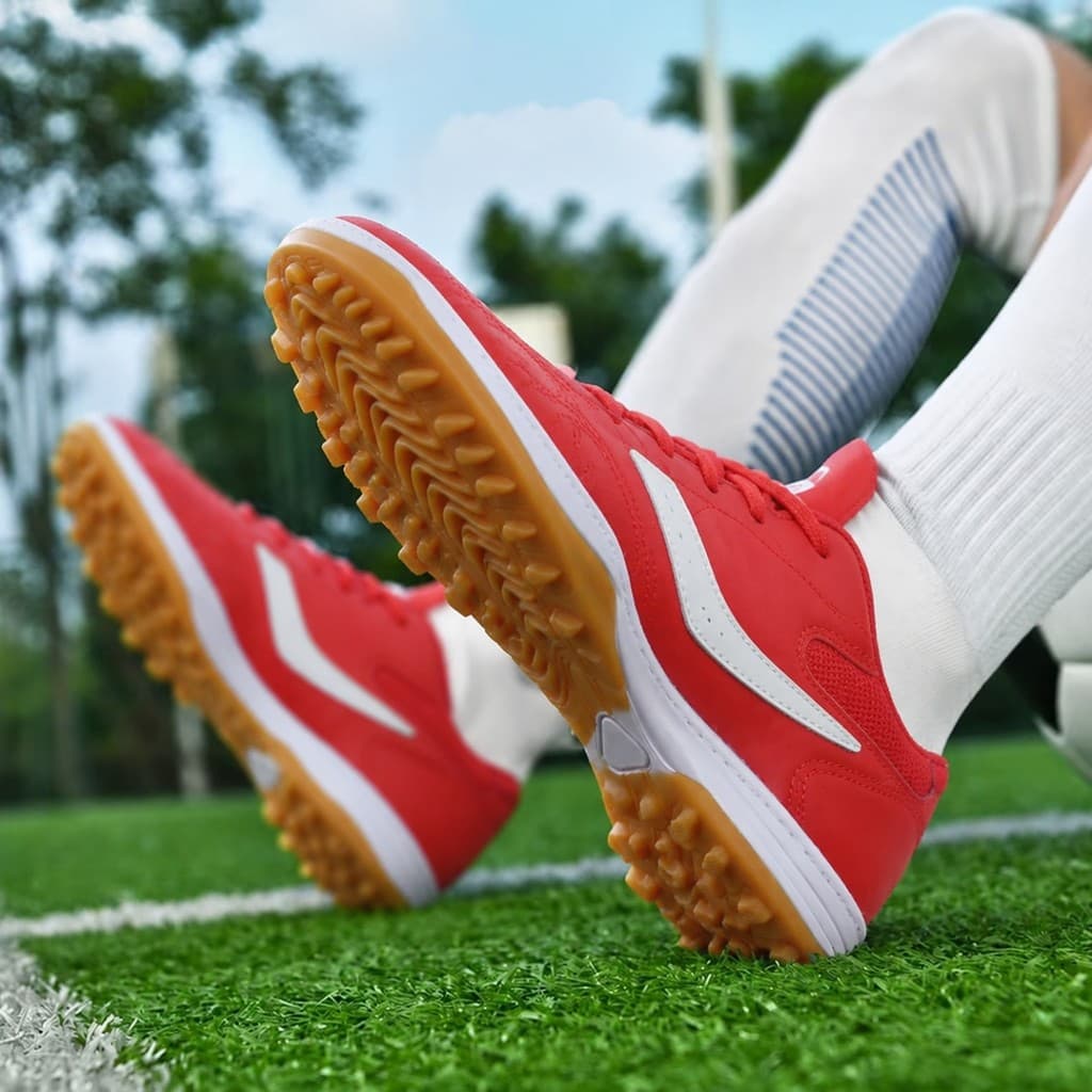 Chuteira Society Futebol Grama Sintética Leve Confortável Resistente Durável Original Para Campo