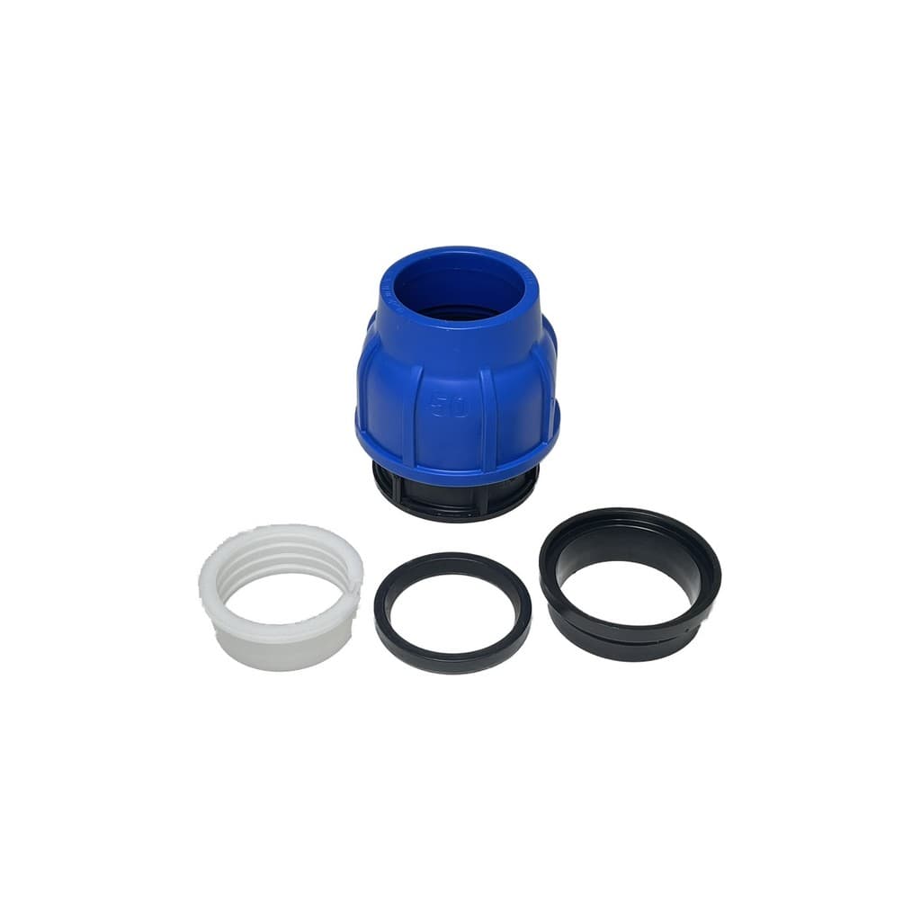 Cap Tampão Pead 50mm Compressão Irritec Italiana
