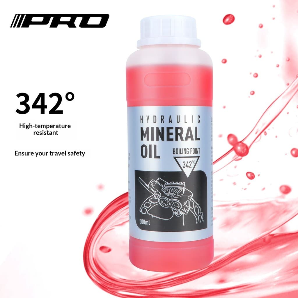 Fluido de freio mineral para bicicleta 342, resistente a altas temperaturas, sistema de freio Universal, fluido mineral