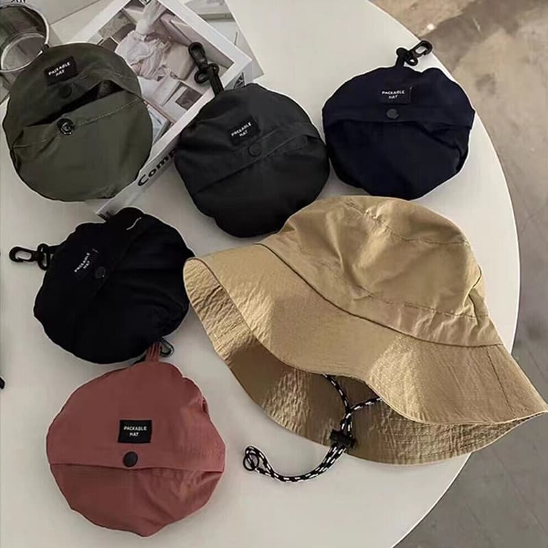 Chapéu de Sol Feminino de Aba Larga para o Verão, Acessório para Atividades ao Ar Livre, Estilo Simples, Chapéu Impermeá