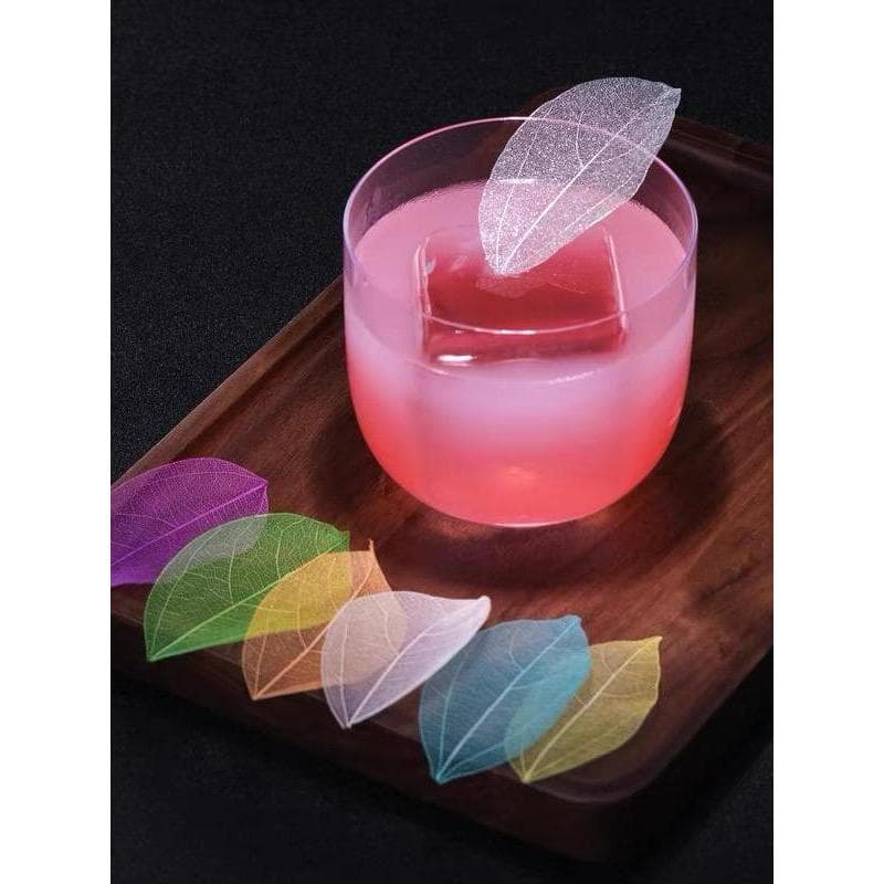 Bar loja Cocktail decoração King Kong folha veia DIY preservado flor magnólia folha planta flor seca vinho vara decoraçã