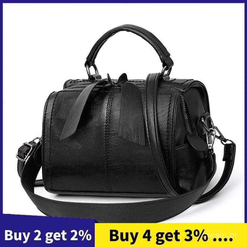 Nova Bolsa Transversal Feminina de Couro PU, Pequenas Bolsas Mensageiras, Bolsas Fofas para Senhoras, Bolsa de Ombro par