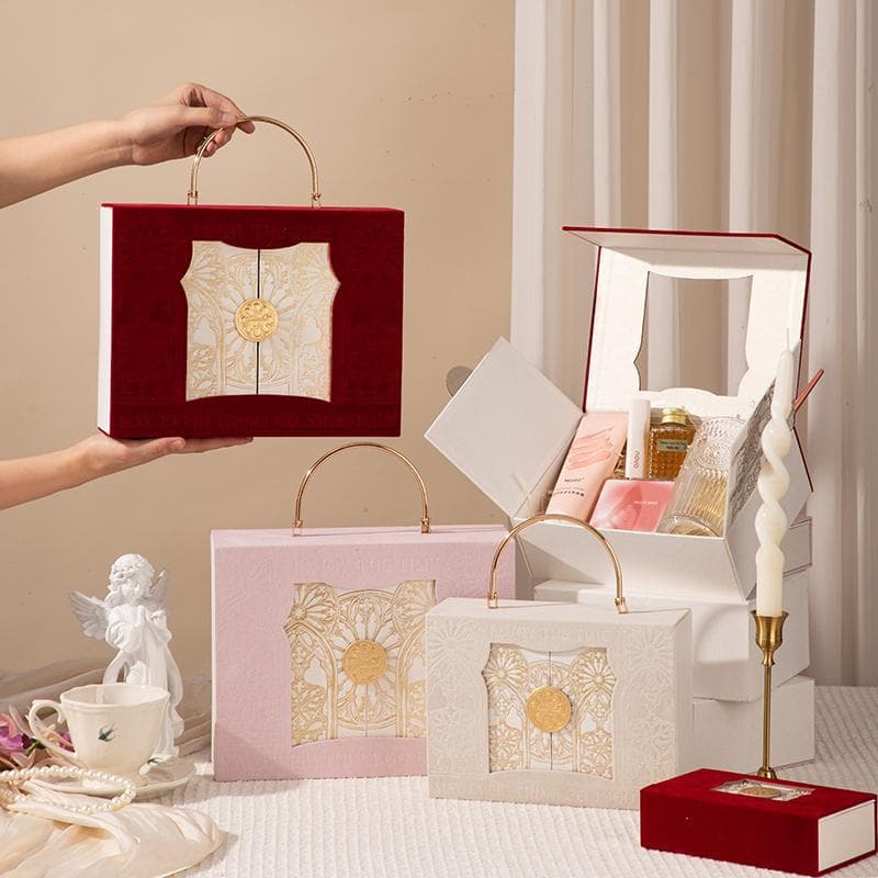 Lembranças de dama de honra nicho caixa de presente Premium luz luxo casamento High-End prático retorno presente caixa d