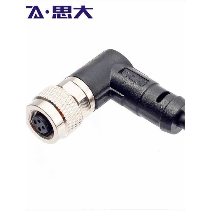 Chicote de conector moldado M9 2 3 4 5 6 7 8 núcleos conector à prova d'água IP67 macho fêmea plugue de aviação