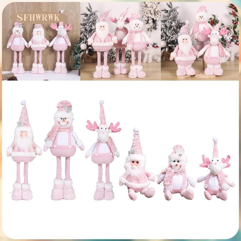 [Fhwrwk] Natal Boneca Estatueta Presente Bonito Fontes De Festa Estátua De Ornamento De Exibição Decoração Para Festival