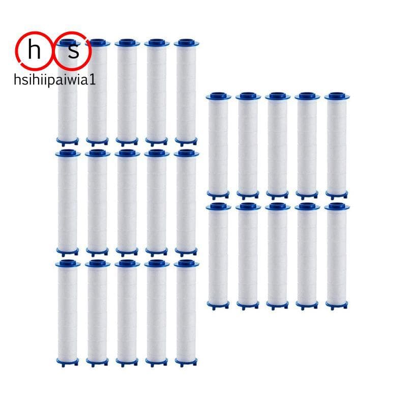 25 Pcs Substituições De Filtros De Chuveiro Água