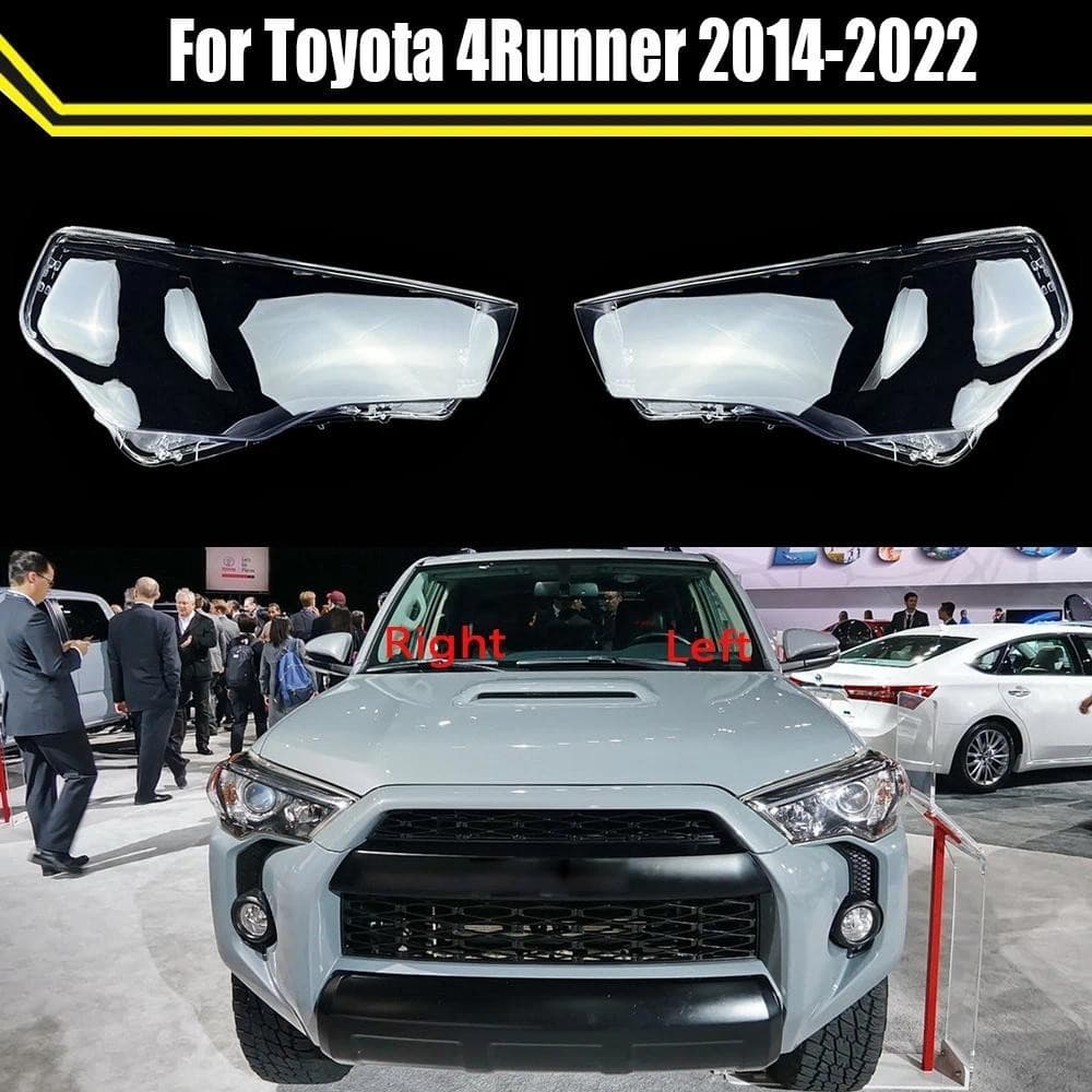 Lente De Vidro Frontal Do Carro Farol Abajur Transparente Lâmpada Automática Escudo Luzes Habitação Para Toyota 4Runner