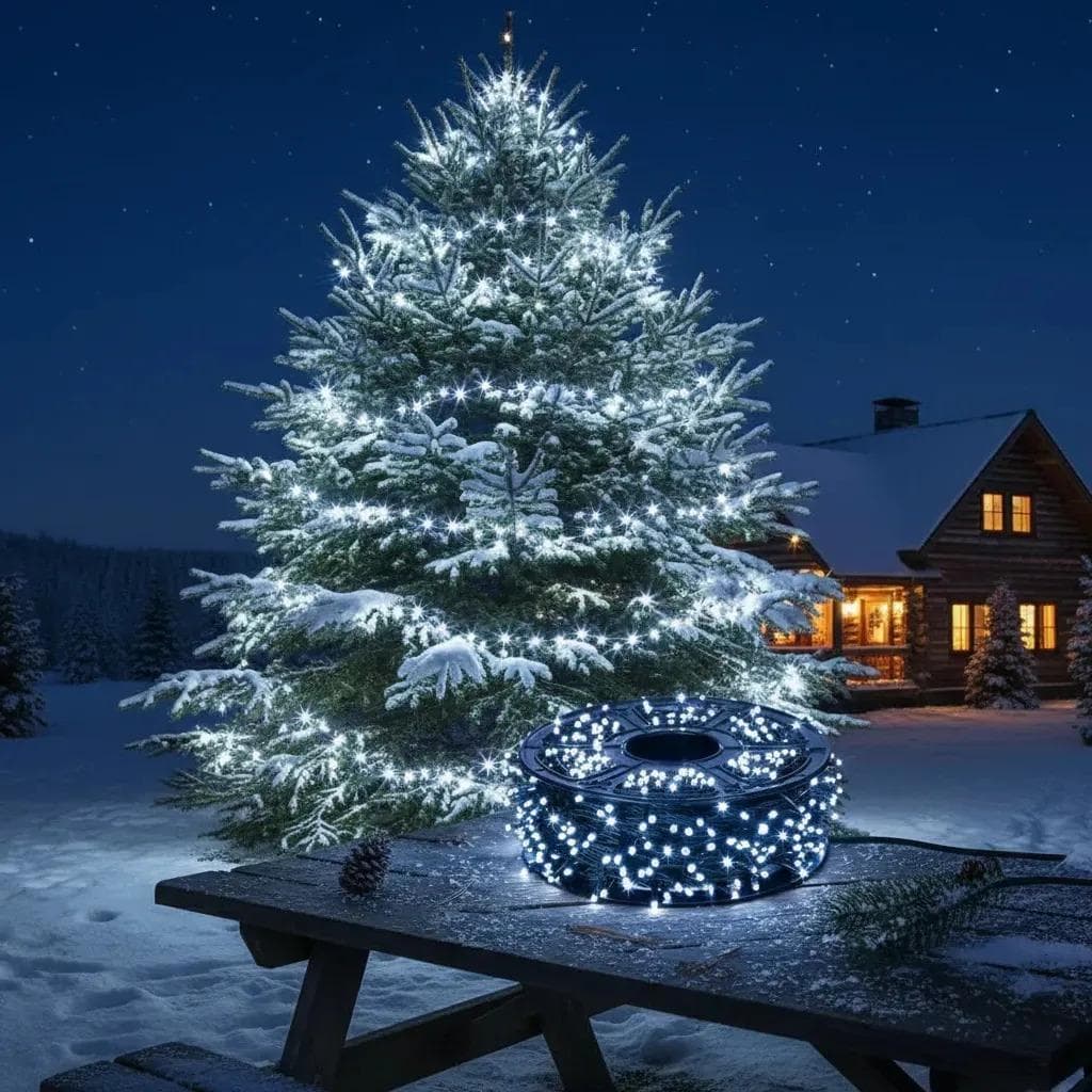 Cordão 300leds Prova D'água 8funcao Com Memoria 30m  ou Cordão 500leds  8funcao Com Memoria 50m Bivolt Uso Externo Ip44