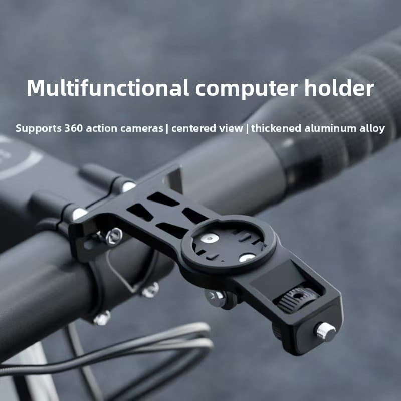 Suporte de cronômetro de bicicleta de estrada extensão rack Mountain bike guiador suporte farol câmera ação rack Base Un