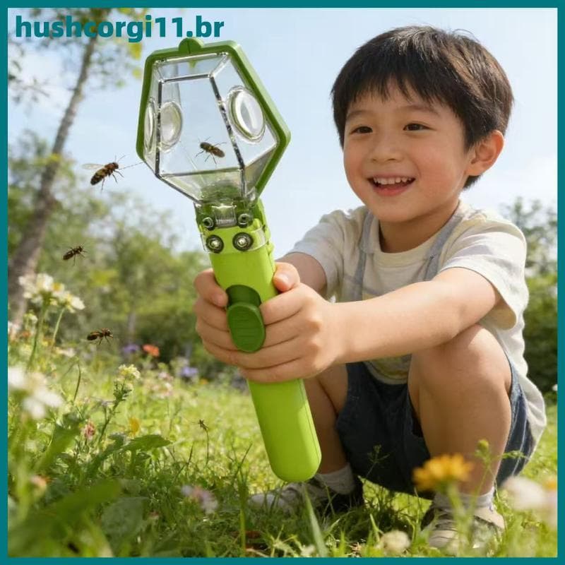 HUSH Insect Viewer Lupa Bug Catcher Para Crianças Ciência Ao Ar Livre BR