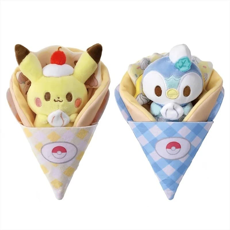 Pikachu Piplup Bonecas De Pelúcia Brinquedos Bonito Anime Figura Decoração Para Aniversários Festival Presentes