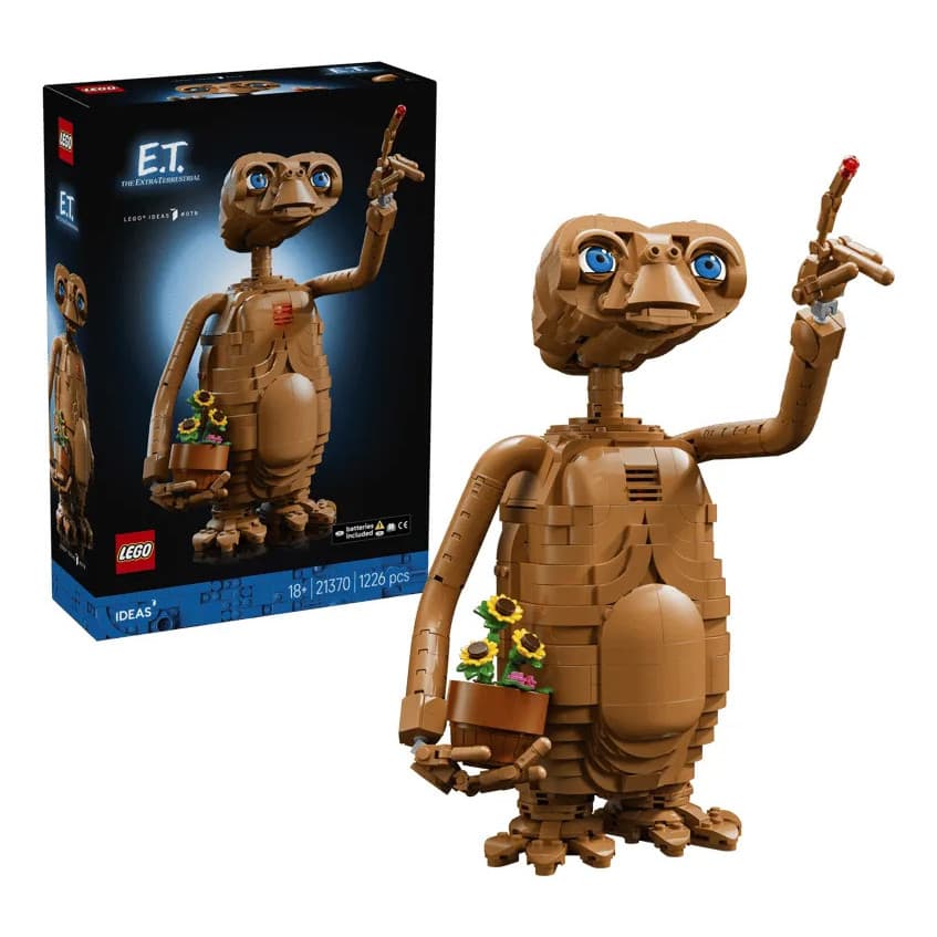 LEGO 21370 Ideas E.T. O Extraterrestre 1226 Peças Kit de Construção para Fãs, Colecionadores e Cinema