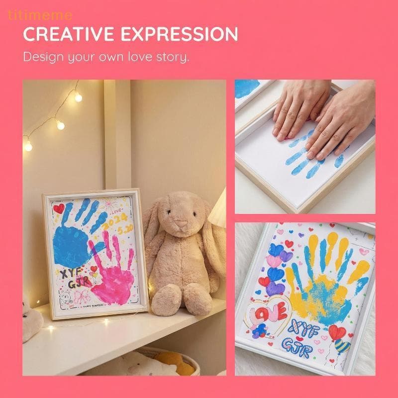 tr Caixa De Sombra De Mão De Madeira Personalizado Casal DIY Moldura De Foto Pintura À Memorial Lembrança Para Aniversár