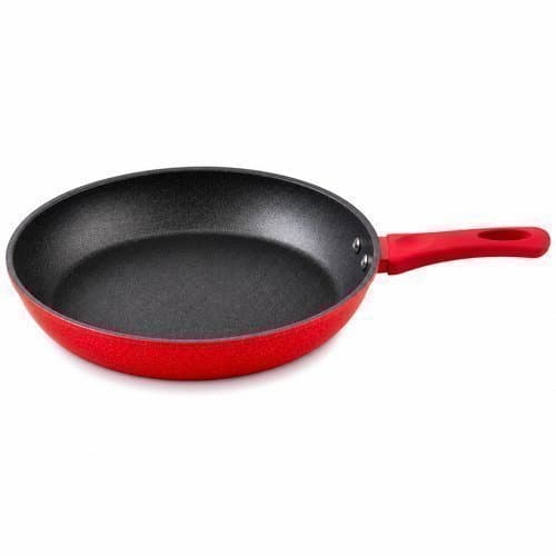 Frigideira Nanoceramica Antiaderente 24cm Cozinha Saudavel Vermelha Resistente