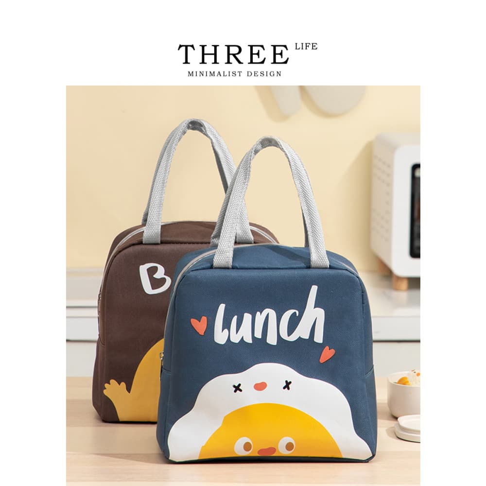Tlife · Interesse · Bento Bag Cartoon Grande Capacidade Almoço Portátil Bento Lancheira Isolada Bolsa|Cheiro divertido