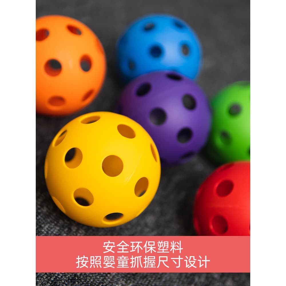 Bebê buraco bola aperto de mão bola brinquedo educação precoce iluminação sentido integração treinamento ação aperto que
