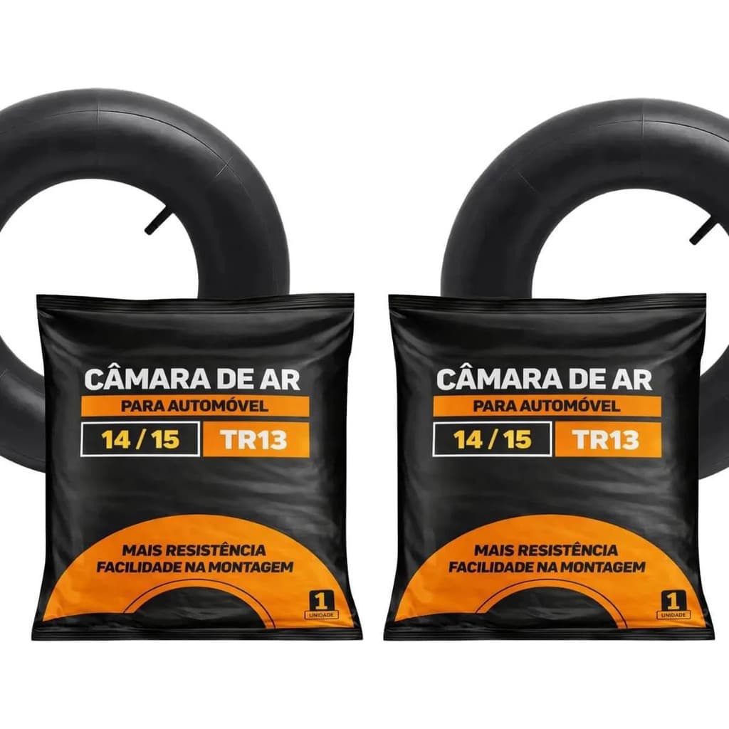 2 Câmara De Ar Pneu Compatível Vw Gol Polo Saveiro Aro 14 15