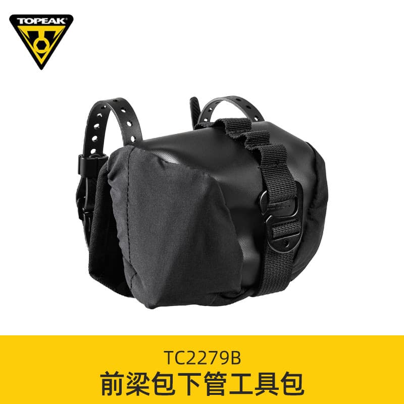 TOPEAK Road Mountain Bike Bolsa de feixe dianteiro Bolsa de tubo inferior Armazenamento de ciclismo Bolsa de feixe Unive