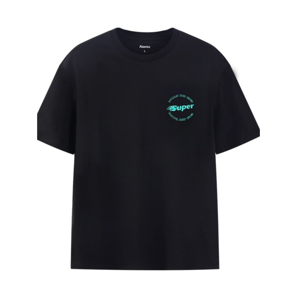 Street Wear moda Casual camiseta na moda simples All-Match camiseta masculina juventude camiseta masculina em torno do p